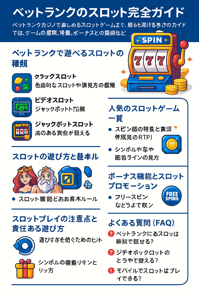 ベットランクのスロット完全ガイド